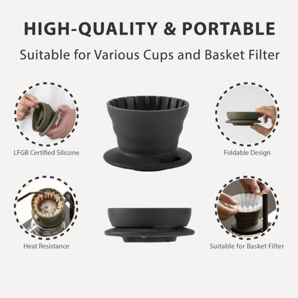 Collapsable Flat Bottom Dripper - Image 3